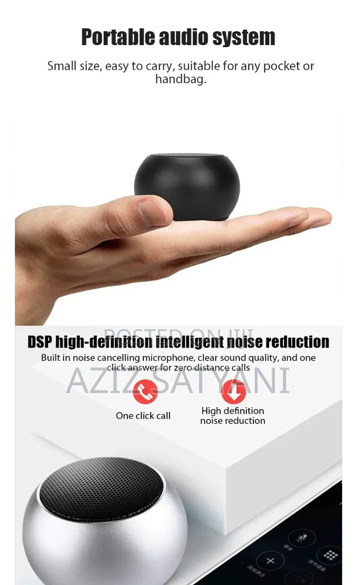 JBL Mini Speaker M3 – Wireless Bluetooth, High-Quality Sound