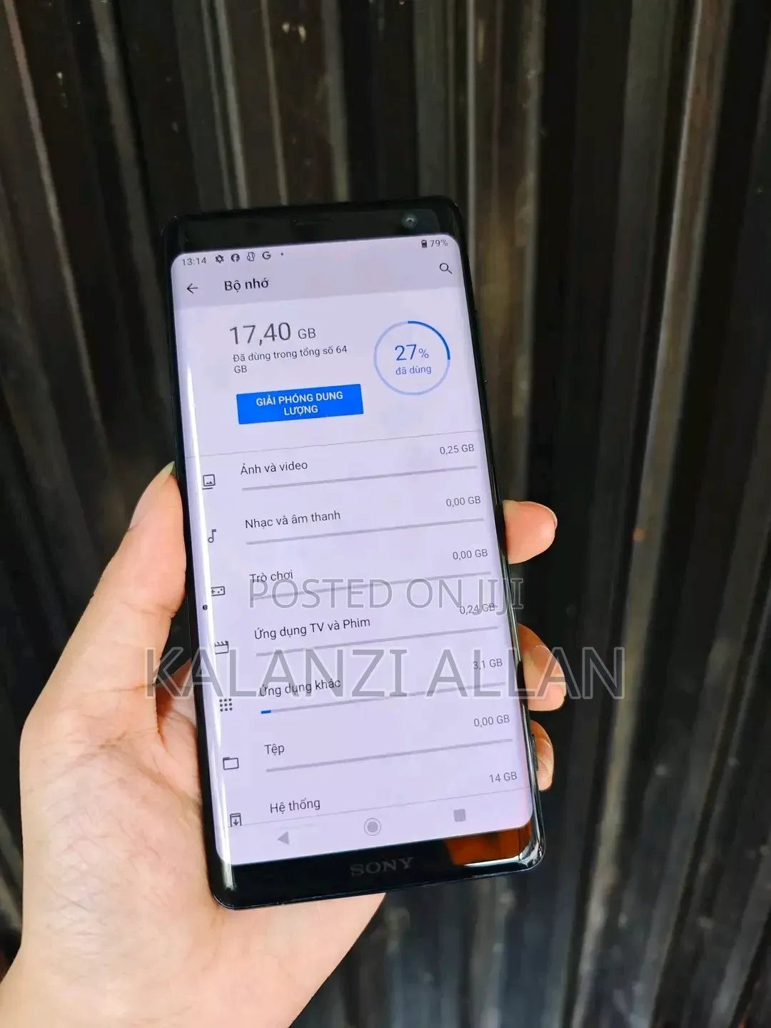Sony Xperia XZ3 64 GB Blue