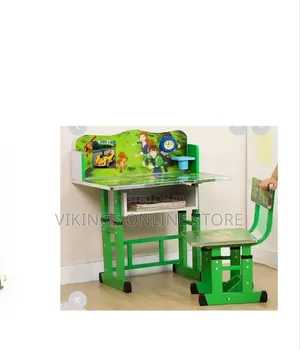 Height-Adjustable Study Table and Chair Set