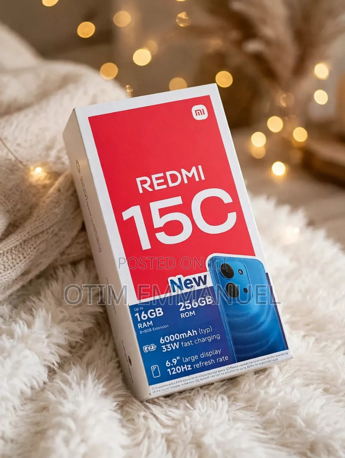 New Xiaomi Redmi 15C 4G 256 GB Green