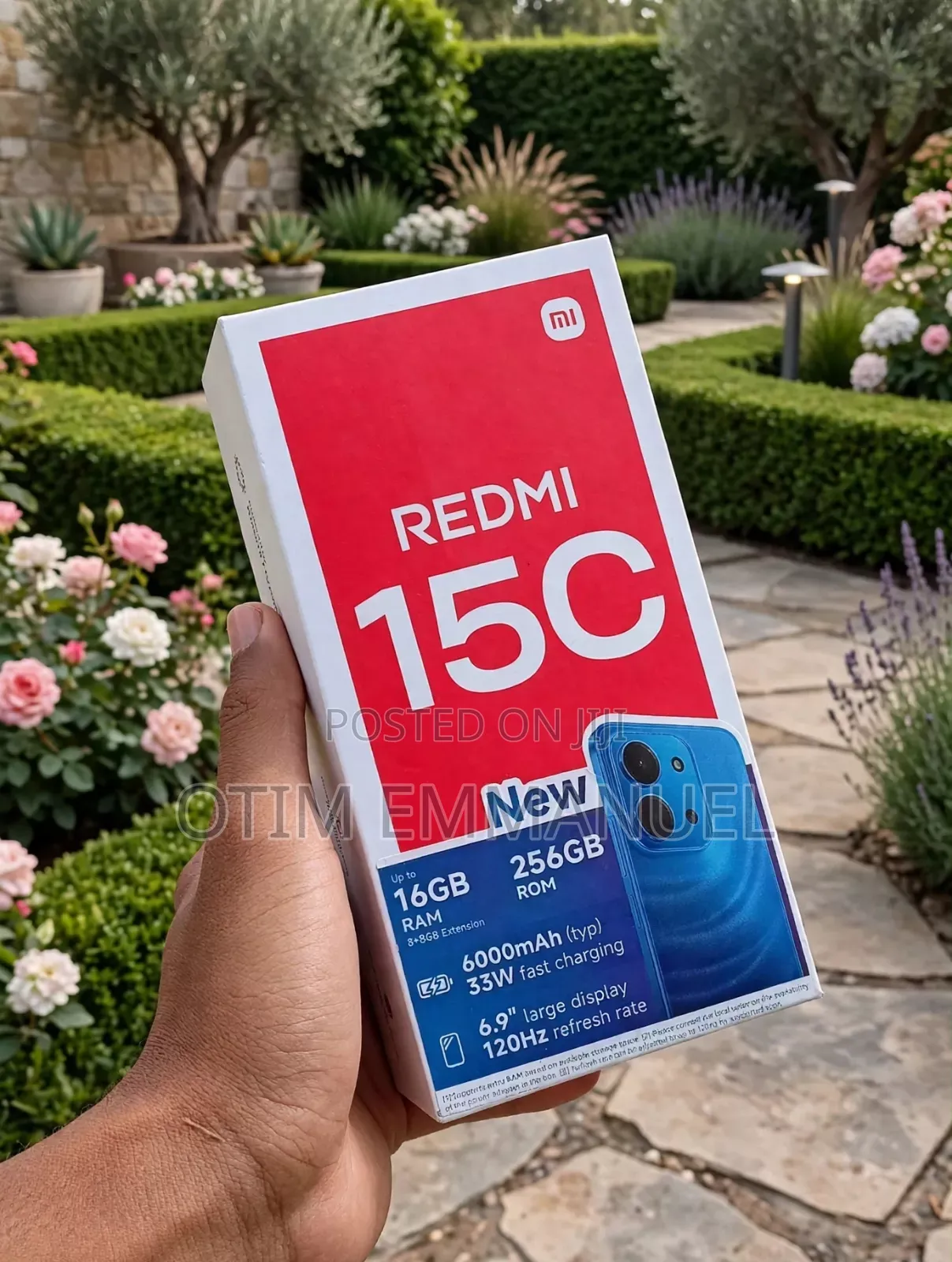 New Xiaomi Redmi 15C 4G 256 GB Black