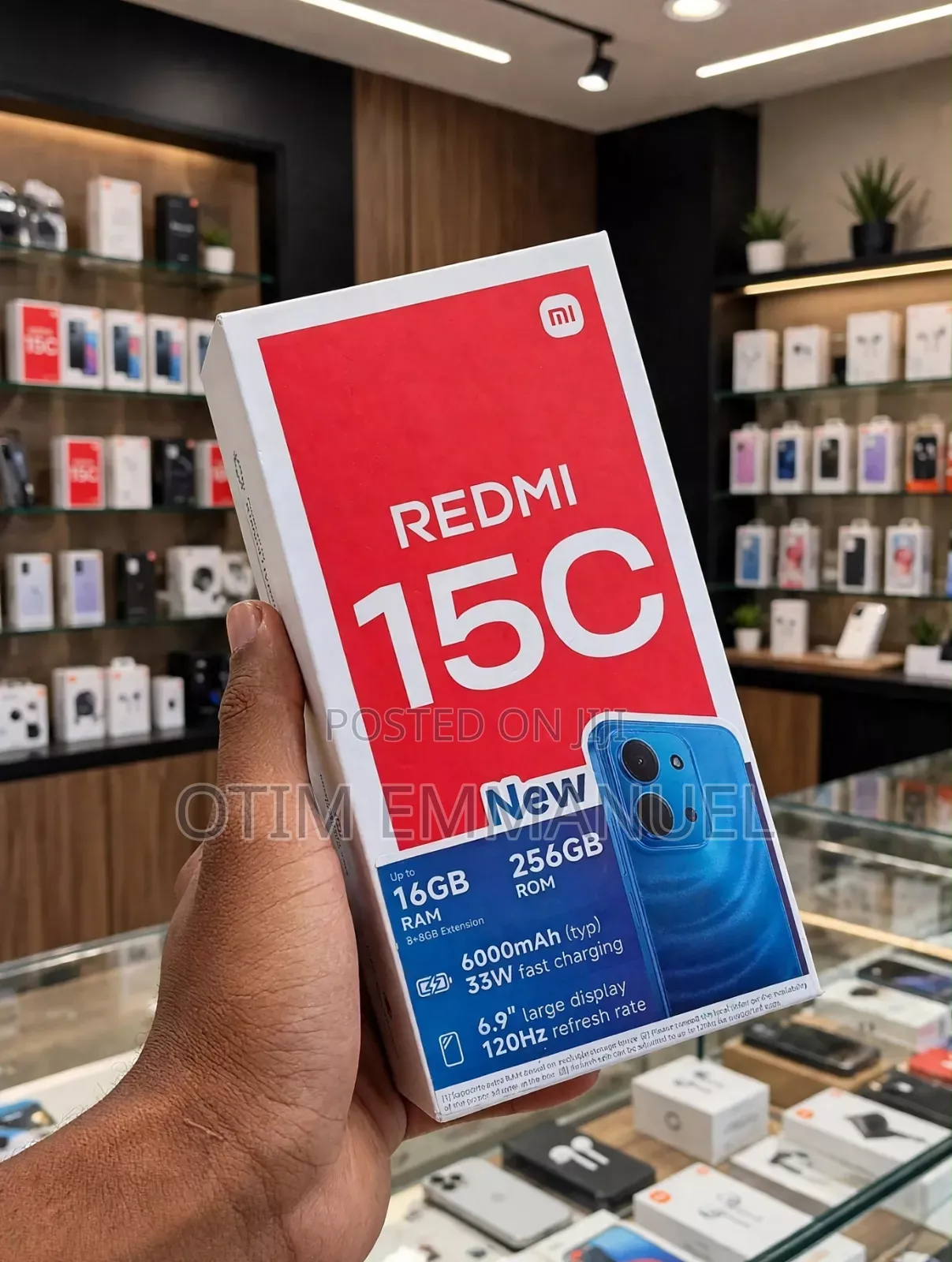 New Xiaomi Redmi 15C 4G 256 GB Black