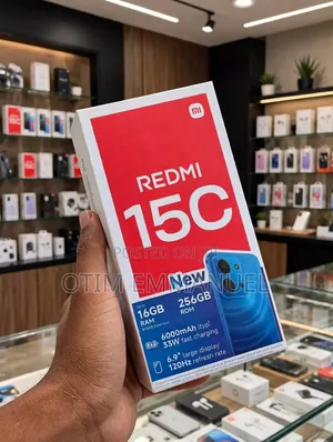 New Xiaomi Redmi 15C 4G 256 GB Black