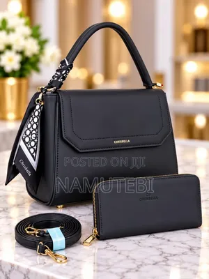 CHRISBELLA Two-Tone Luxury Handbag Set