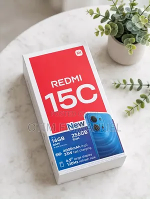 New Xiaomi Redmi 15C 4G 256 GB Black