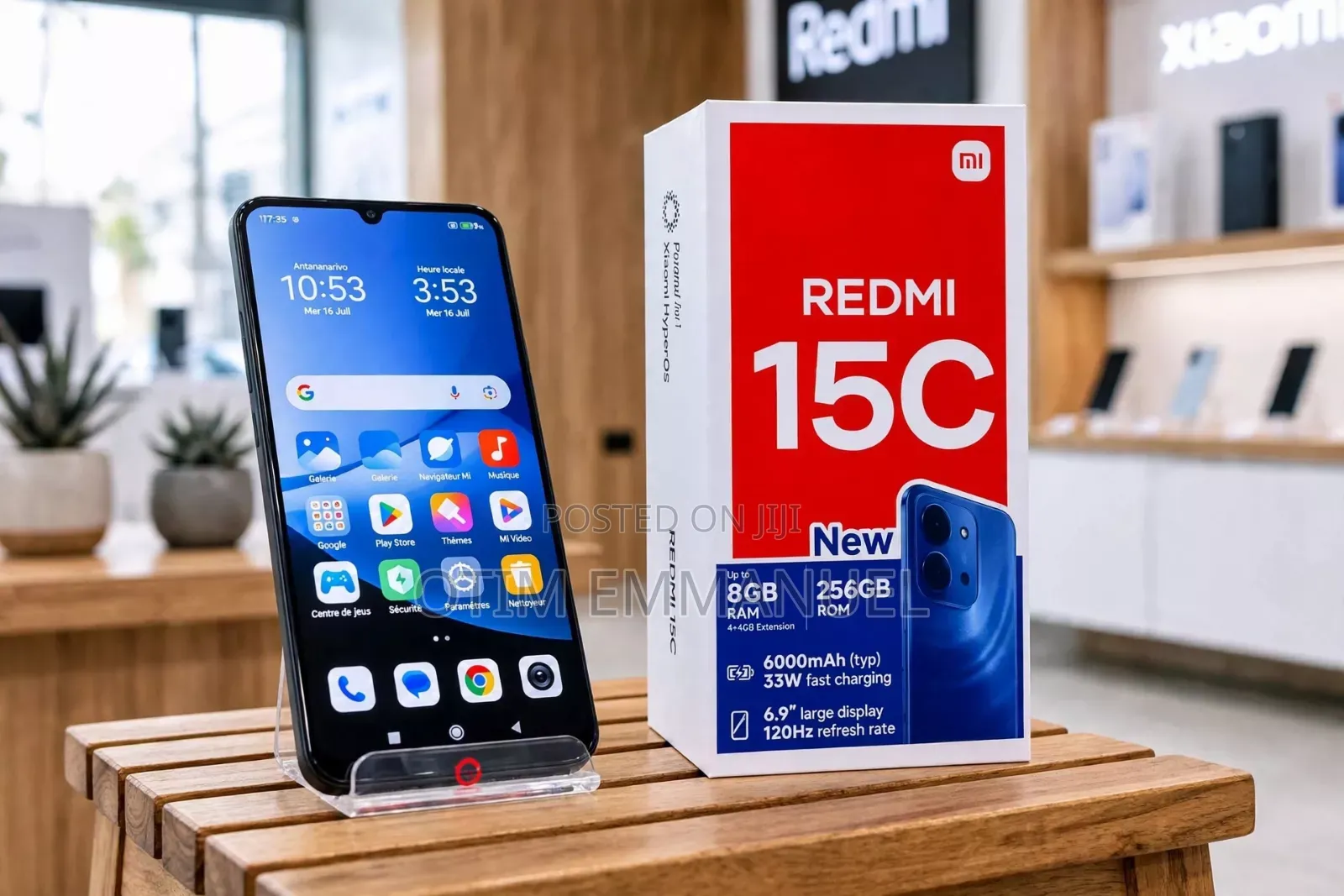 New Xiaomi Redmi 15C 4G 256 GB Black