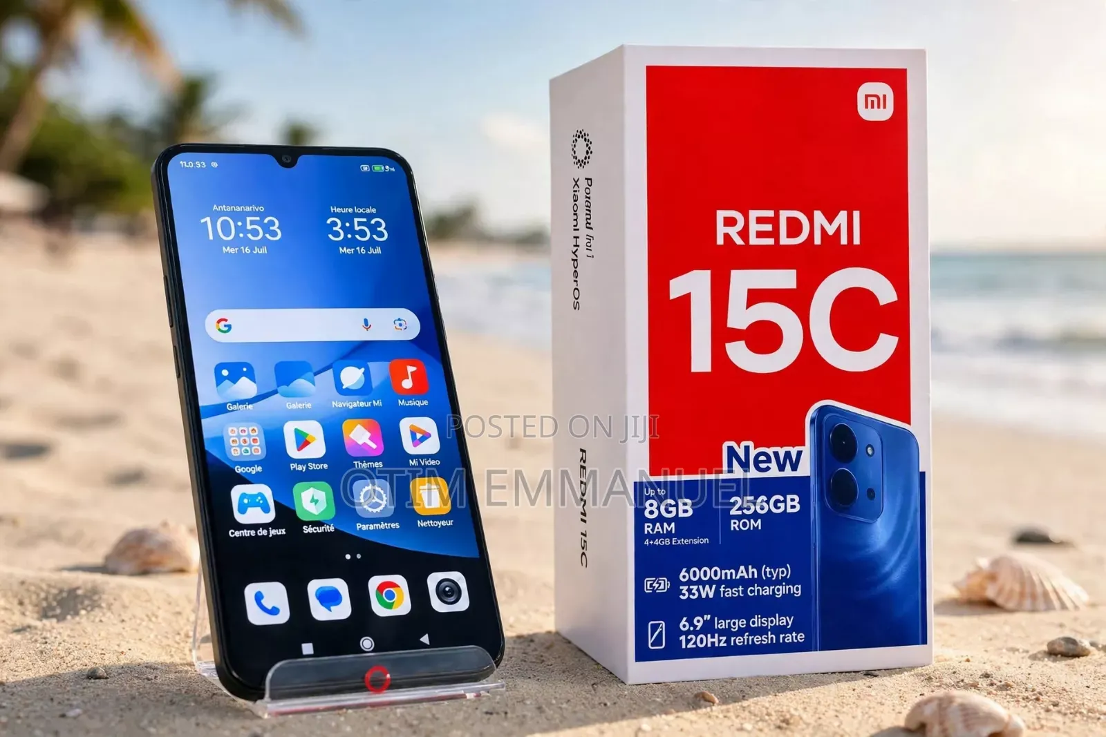 New Xiaomi Redmi 15C 4G 256 GB Black