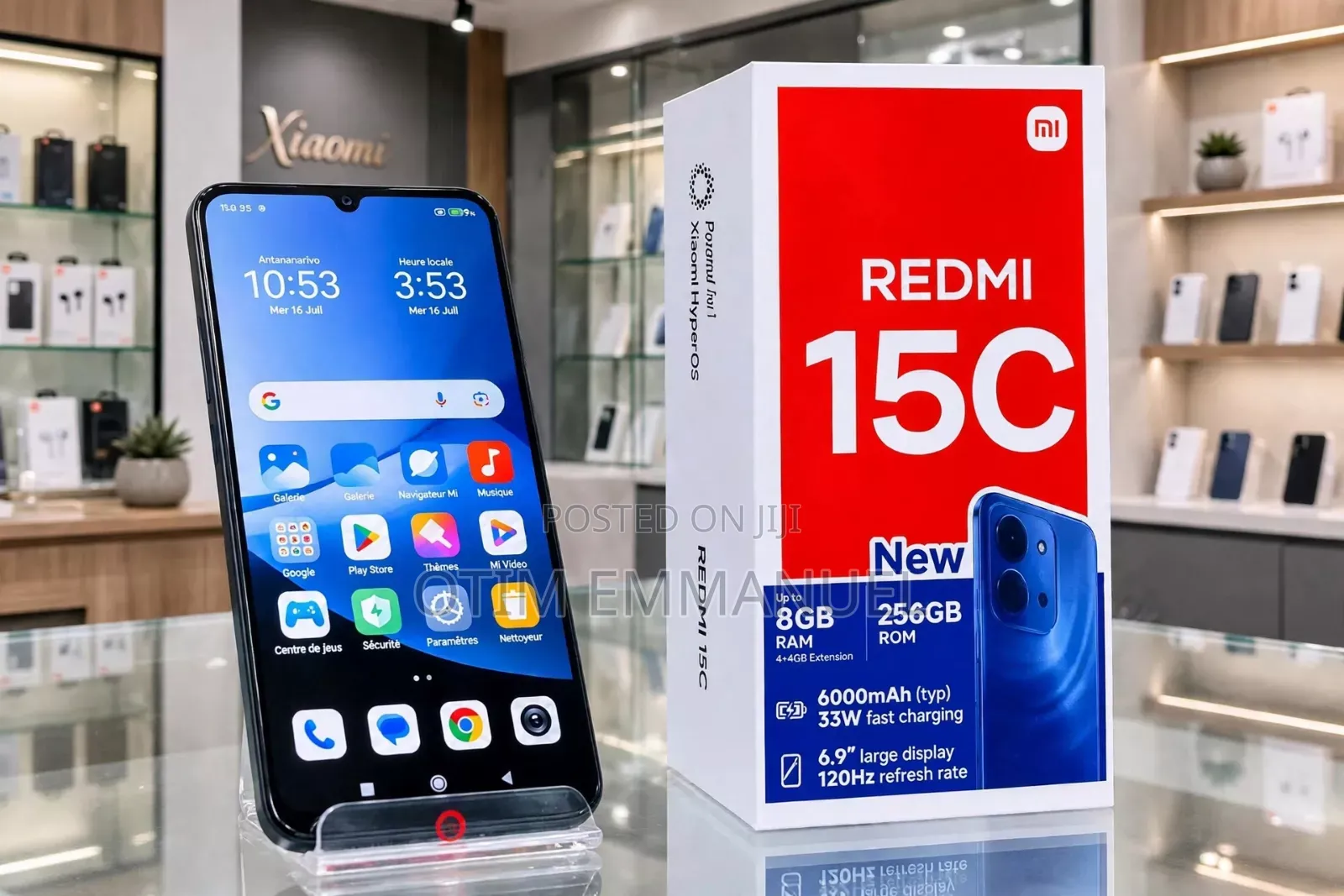 New Xiaomi Redmi 15C 4G 256 GB Black