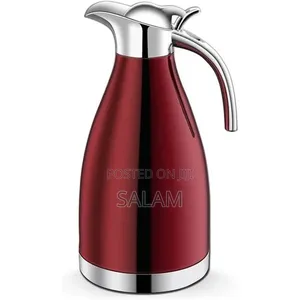 Brand New 2L Stainless Steel Thermal Flask Vacuum Water Jug - Red