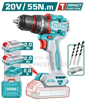 Tidli20558 - Compact Brushless Cordless Impact Drill 20v/55 n.m