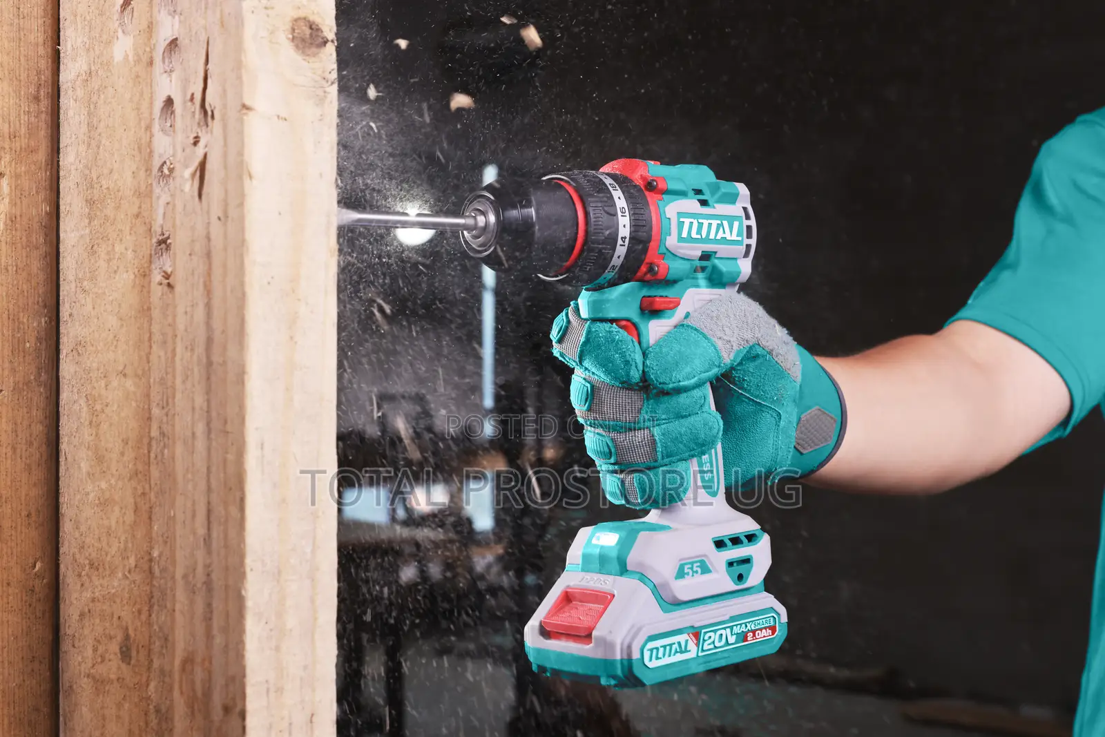 Tidli20558 - Compact Brushless Cordless Impact Drill 20v/55 n.m
