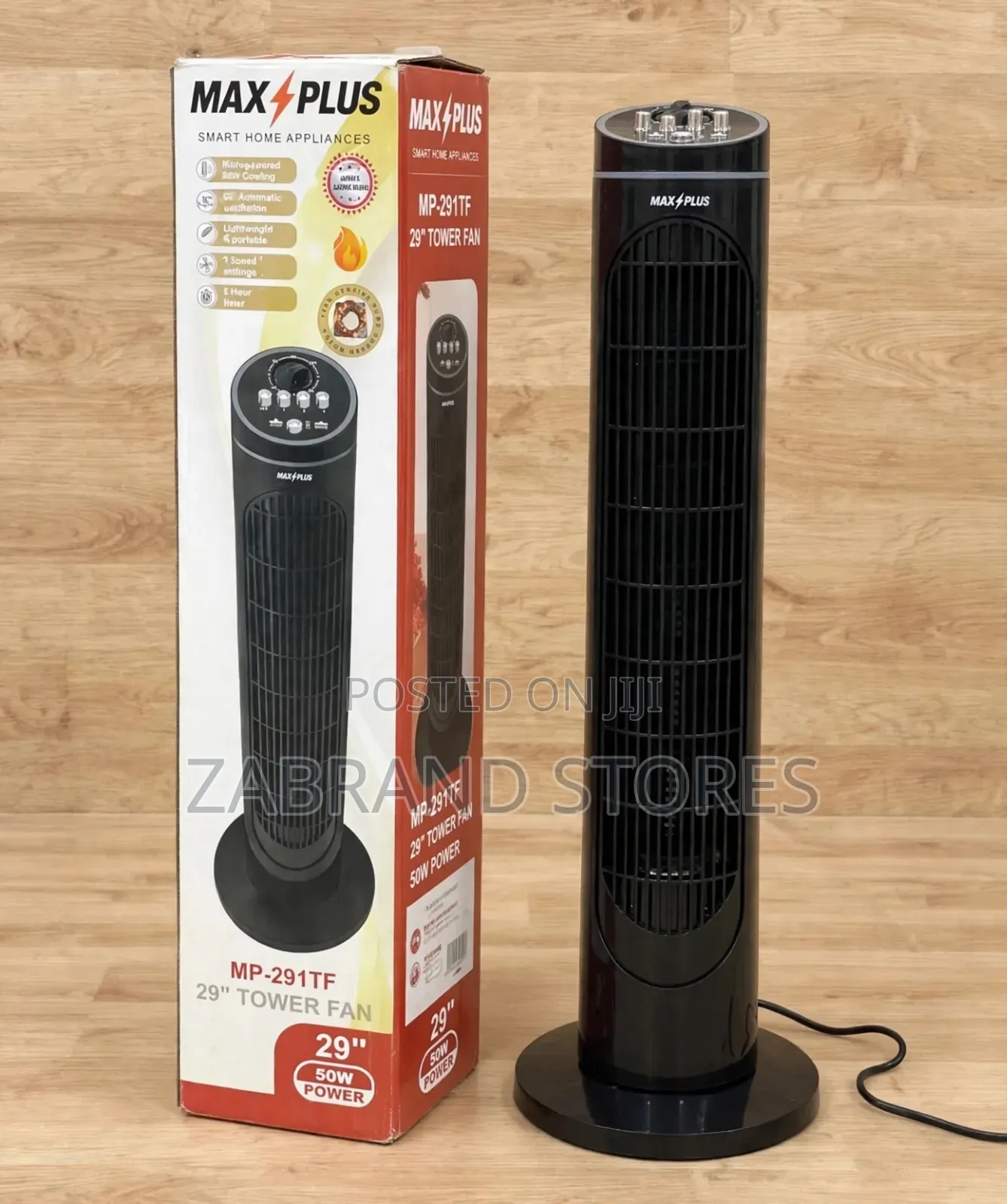 Max Plus Oscillating Tower Fan