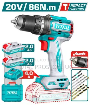 Tidli208688 - Compact Brushless Cordless Drill 20v/86 n.m