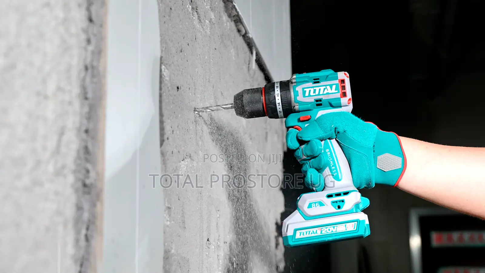 Tidli208688 - Compact Brushless Cordless Drill 20v/86 n.m