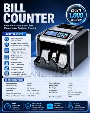 Automated Bill Counting Machine