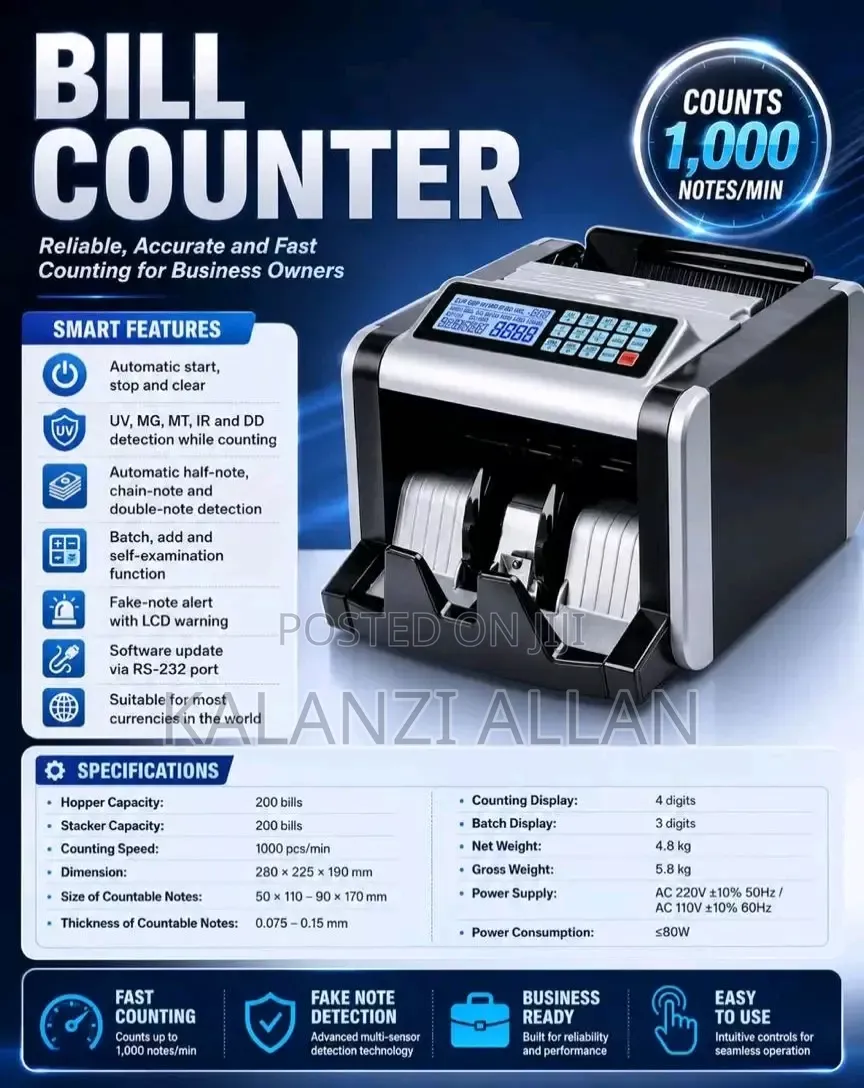 Automated Bill Counting Machine