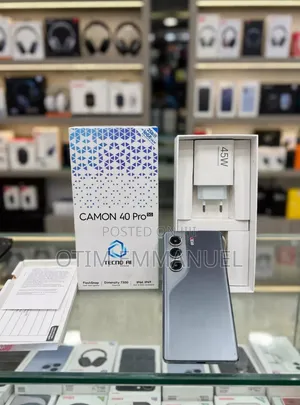 New Tecno Camon 40 Pro 5G 256 GB Black