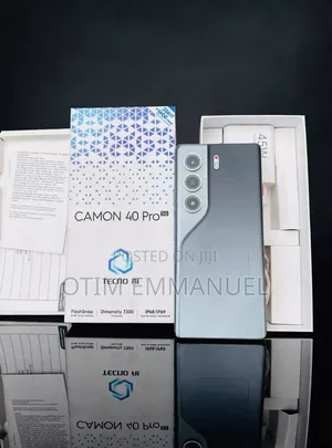 New Tecno Camon 40 Pro 5G 256 GB Black
