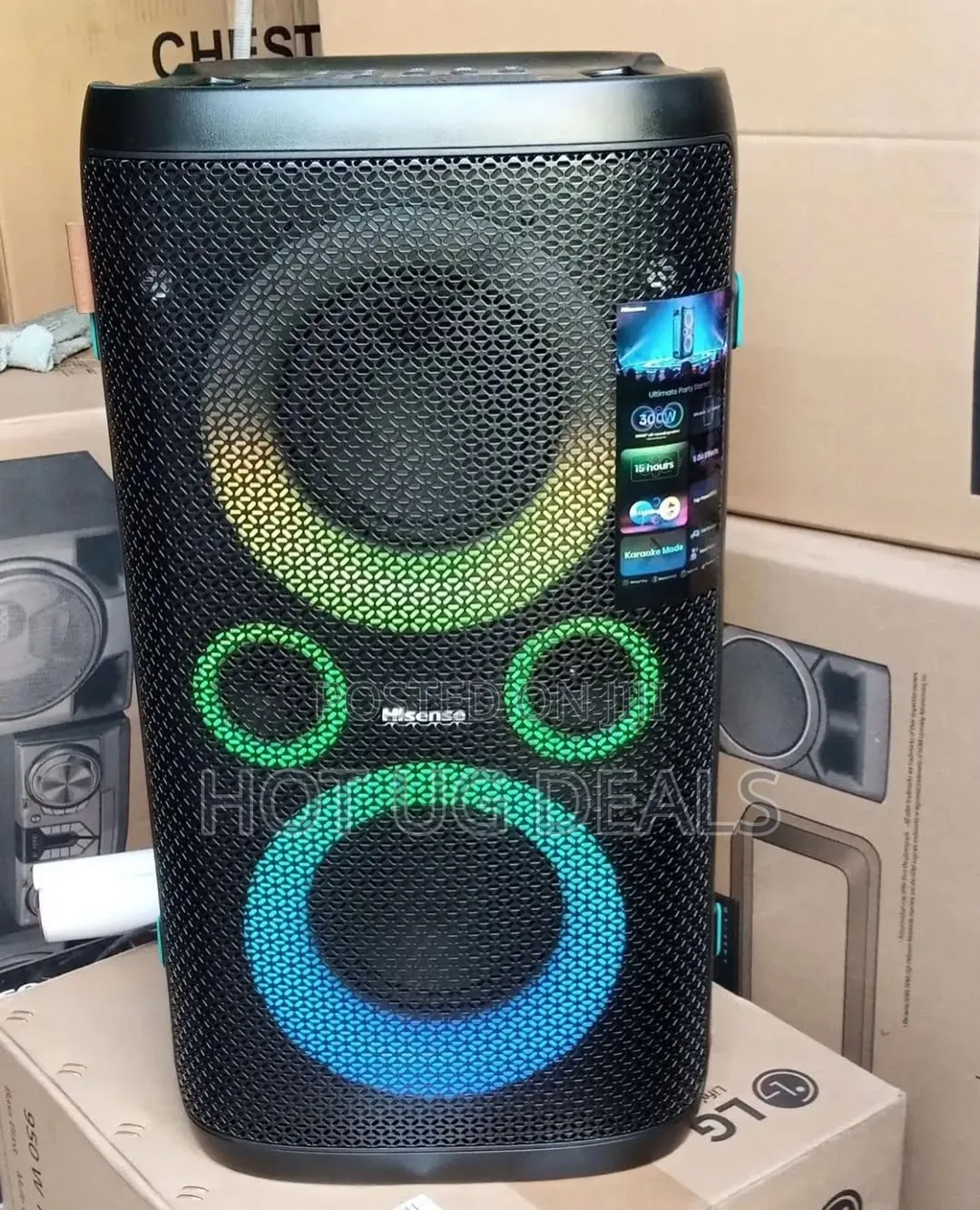 Hisense Party Rocker One 300W Party Speaker With AUX/USB Inputs