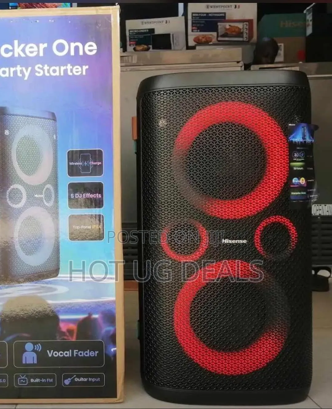 Hisense Party Rocker One 300W Party Speaker With AUX/USB Inputs