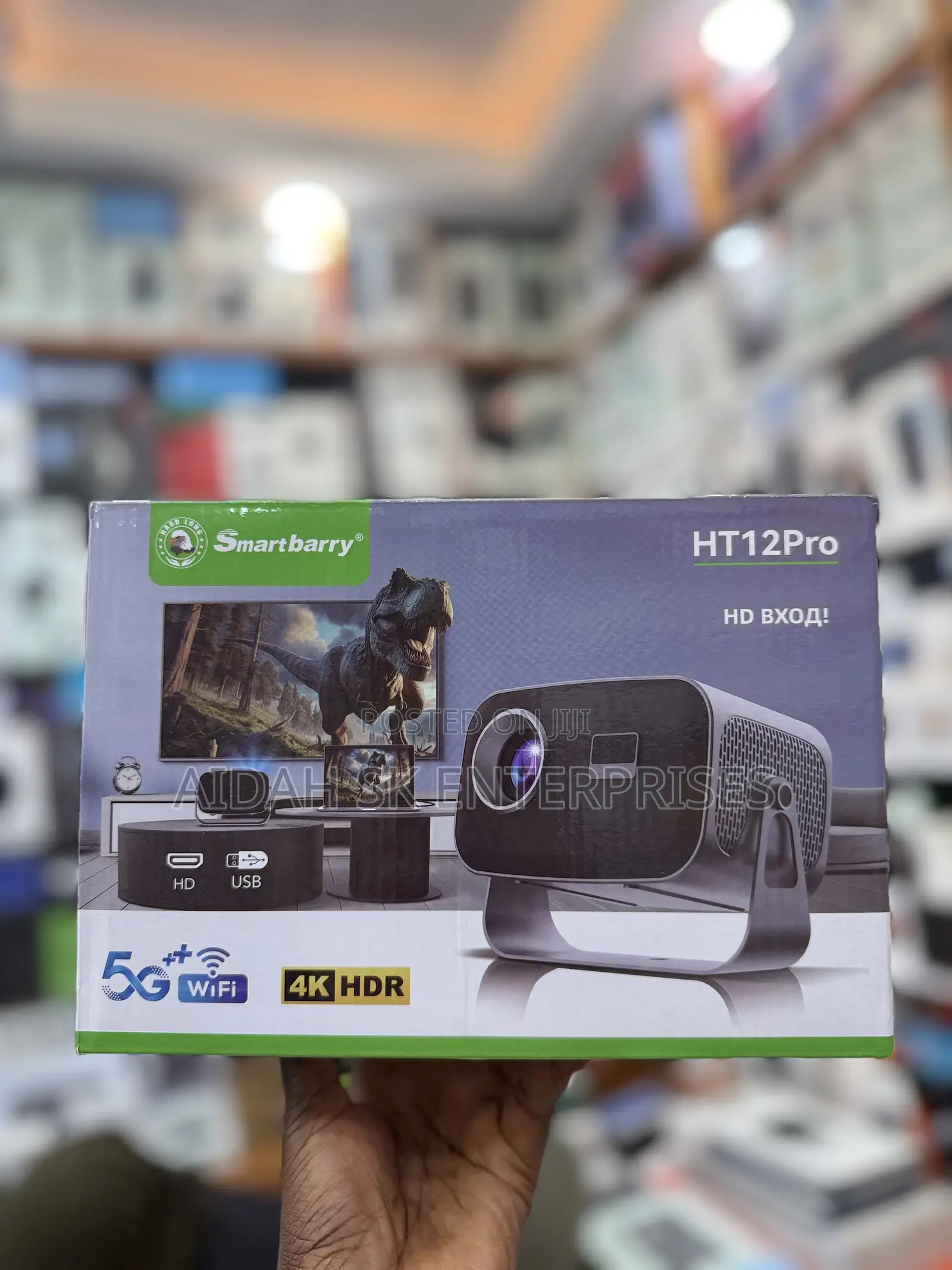 Smartbarry HT12 Pro 4K Ultra HD Smart Projector