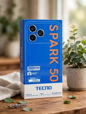 New Tecno Spark 50 128 GB Black