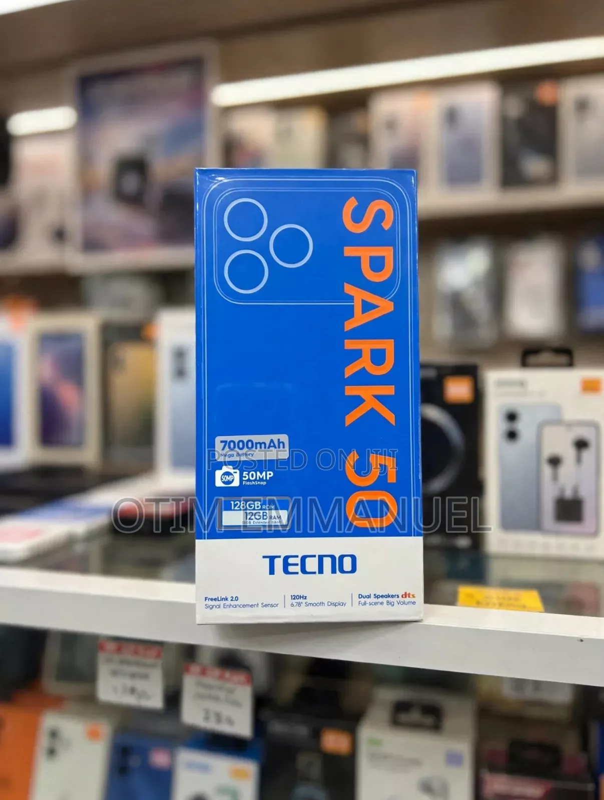 New Tecno Spark 50 128 GB Black