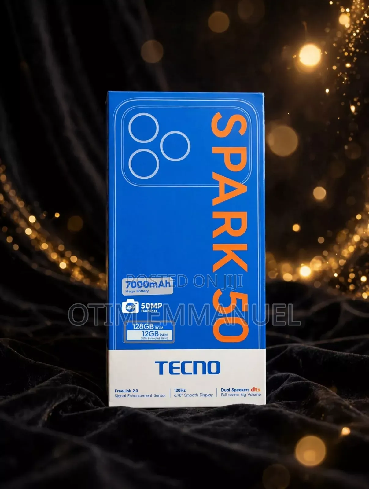 New Tecno Spark 50 128 GB Black