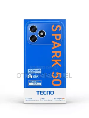 New Tecno Spark 50 128 GB Black
