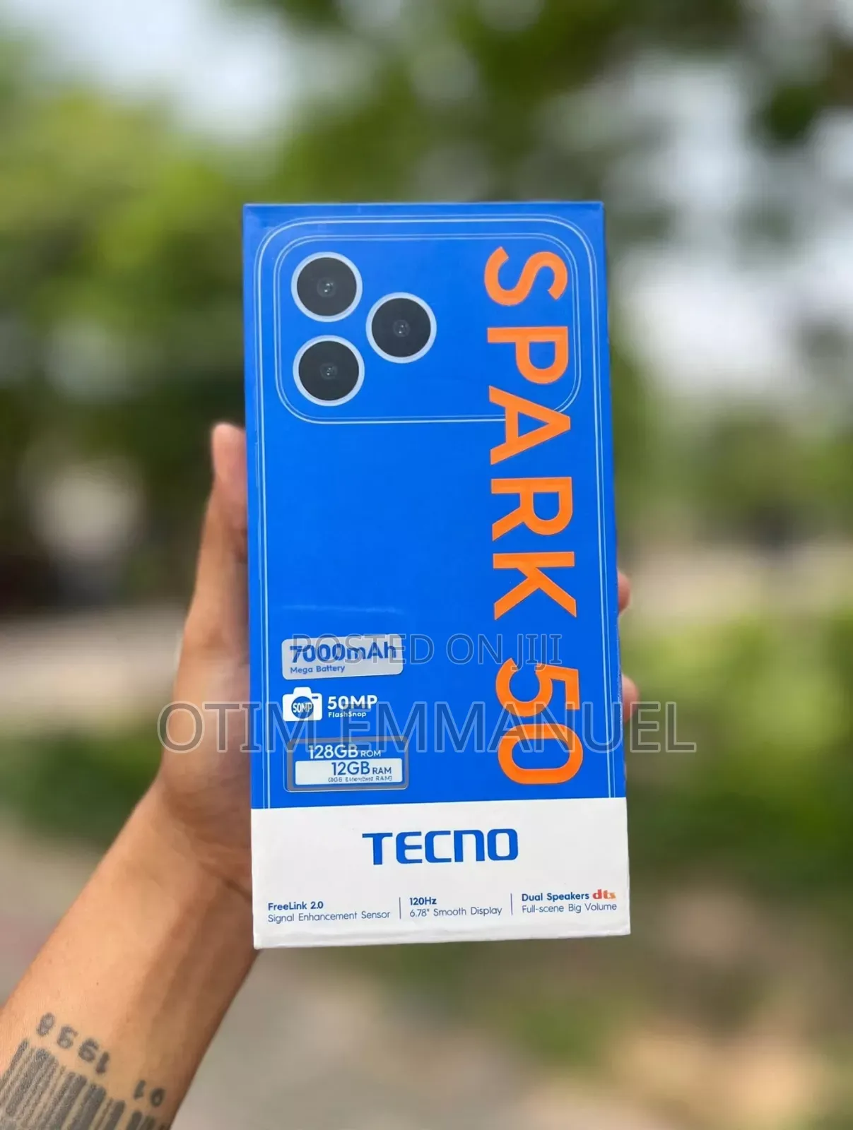 New Tecno Spark 50 128 GB Black