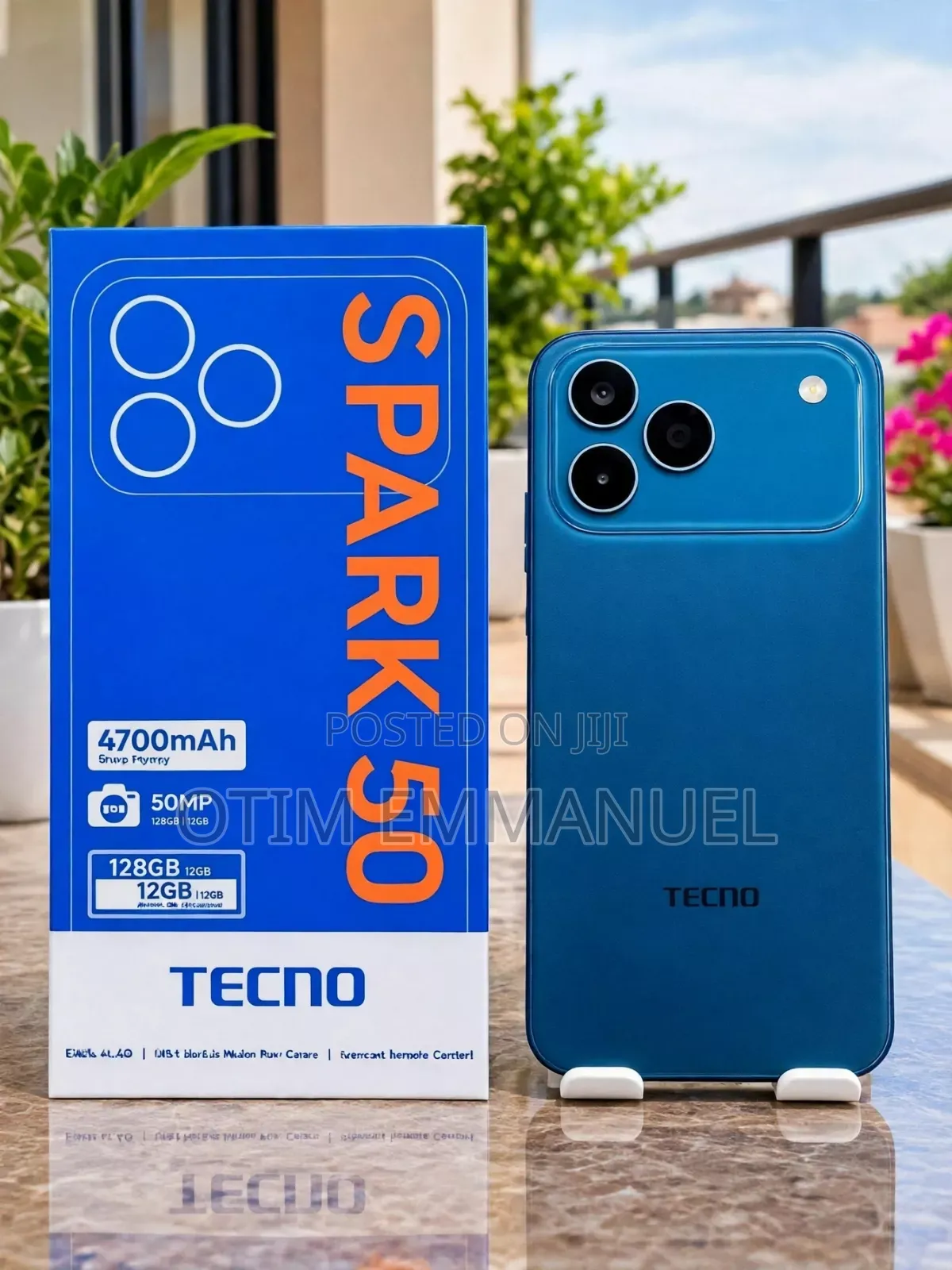 New Tecno Spark 50 128 GB Blue