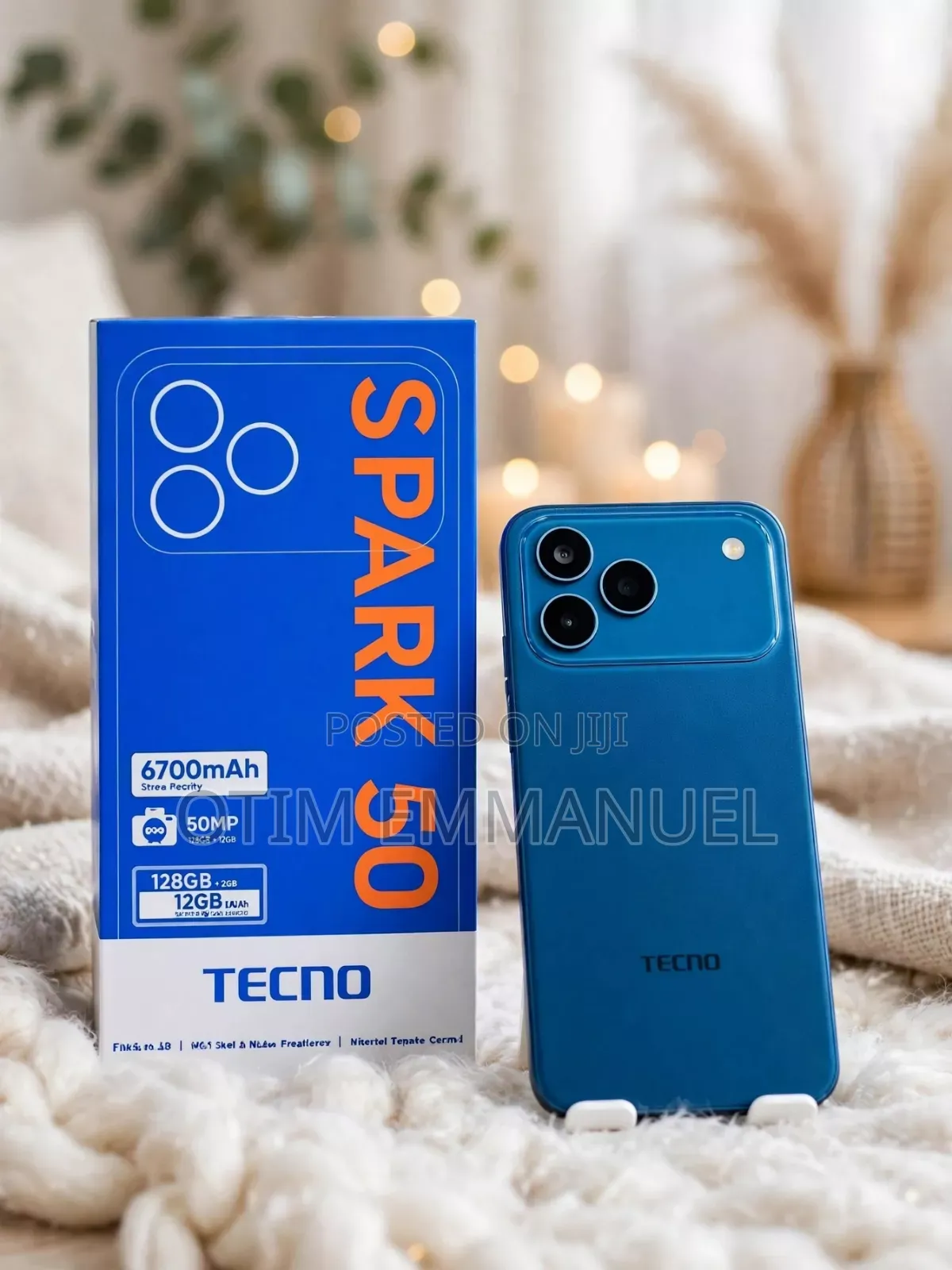 New Tecno Spark 50 128 GB Blue