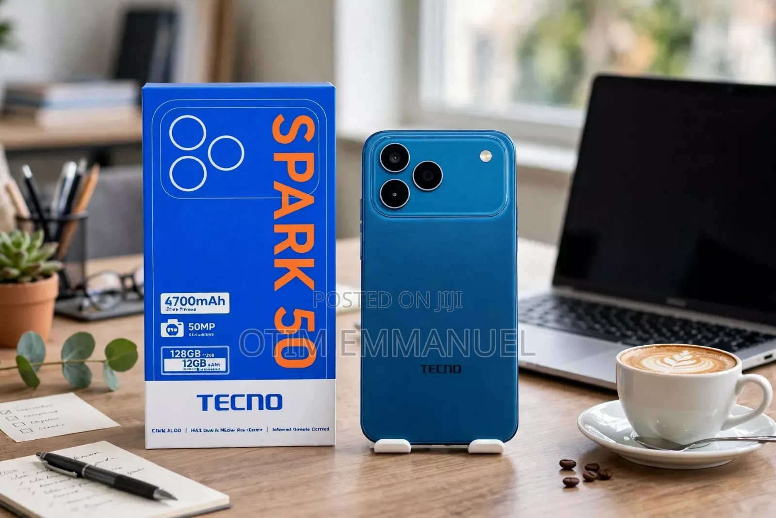 New Tecno Spark 50 128 GB Blue