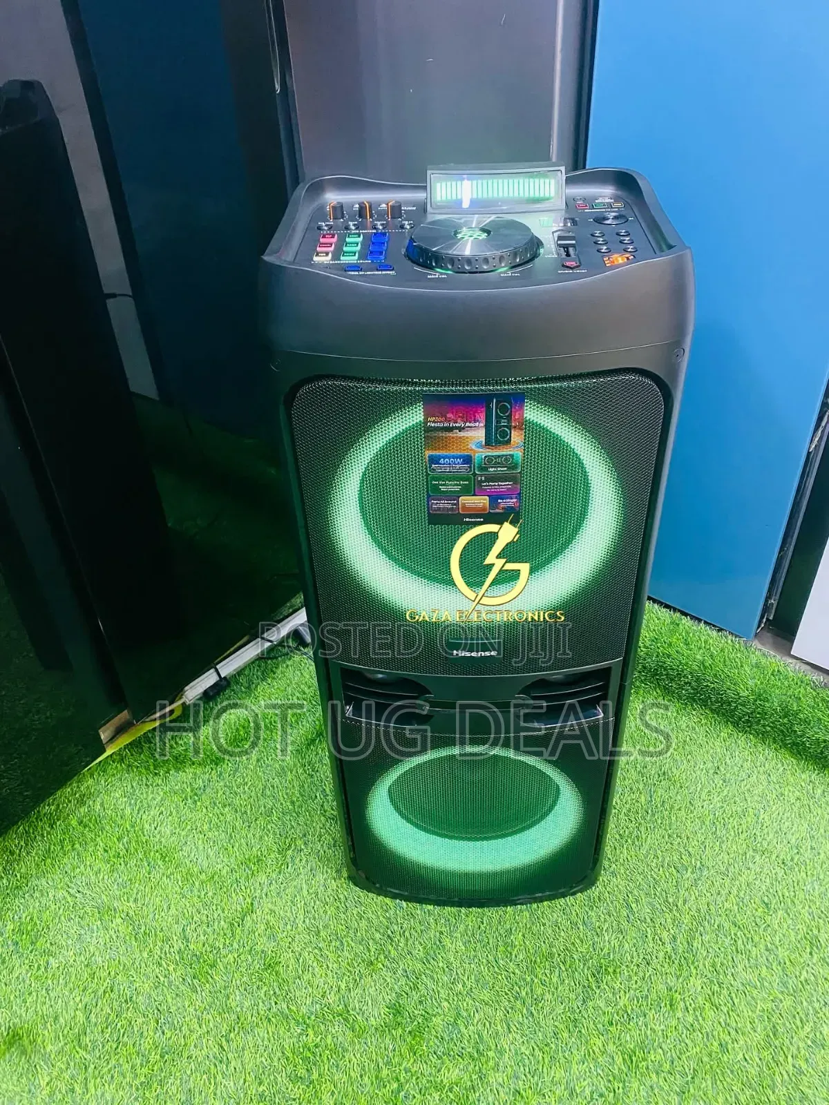 Hisense HP300 400W Party Speaker System Bass Boost - Uses Electricity