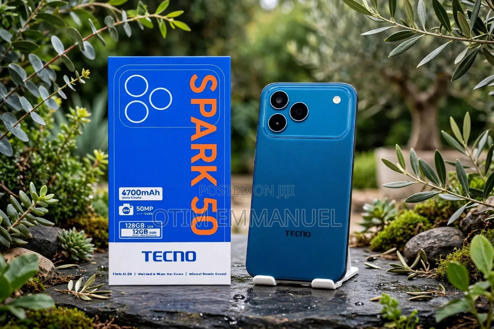 New Tecno Spark 50 128 GB Blue