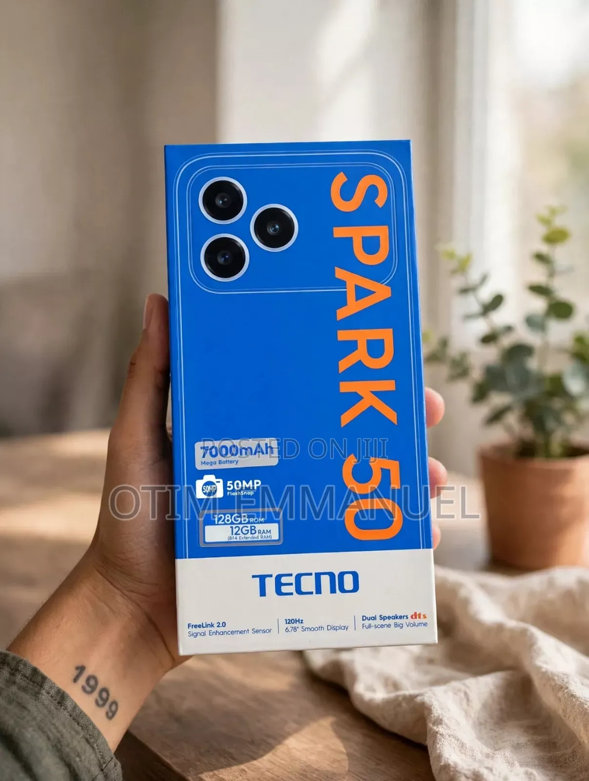 New Tecno Spark 50 128 GB Black