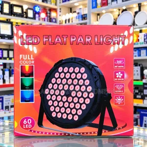60 LED Flat PAR Light – Full-Color Stage Lighting With 360° Rotation