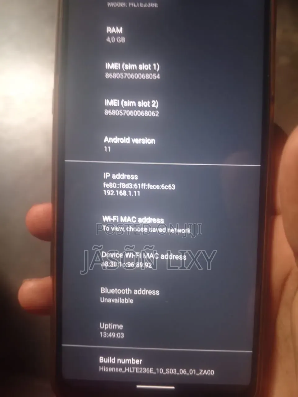 Hisense E625T 4 GB Blue