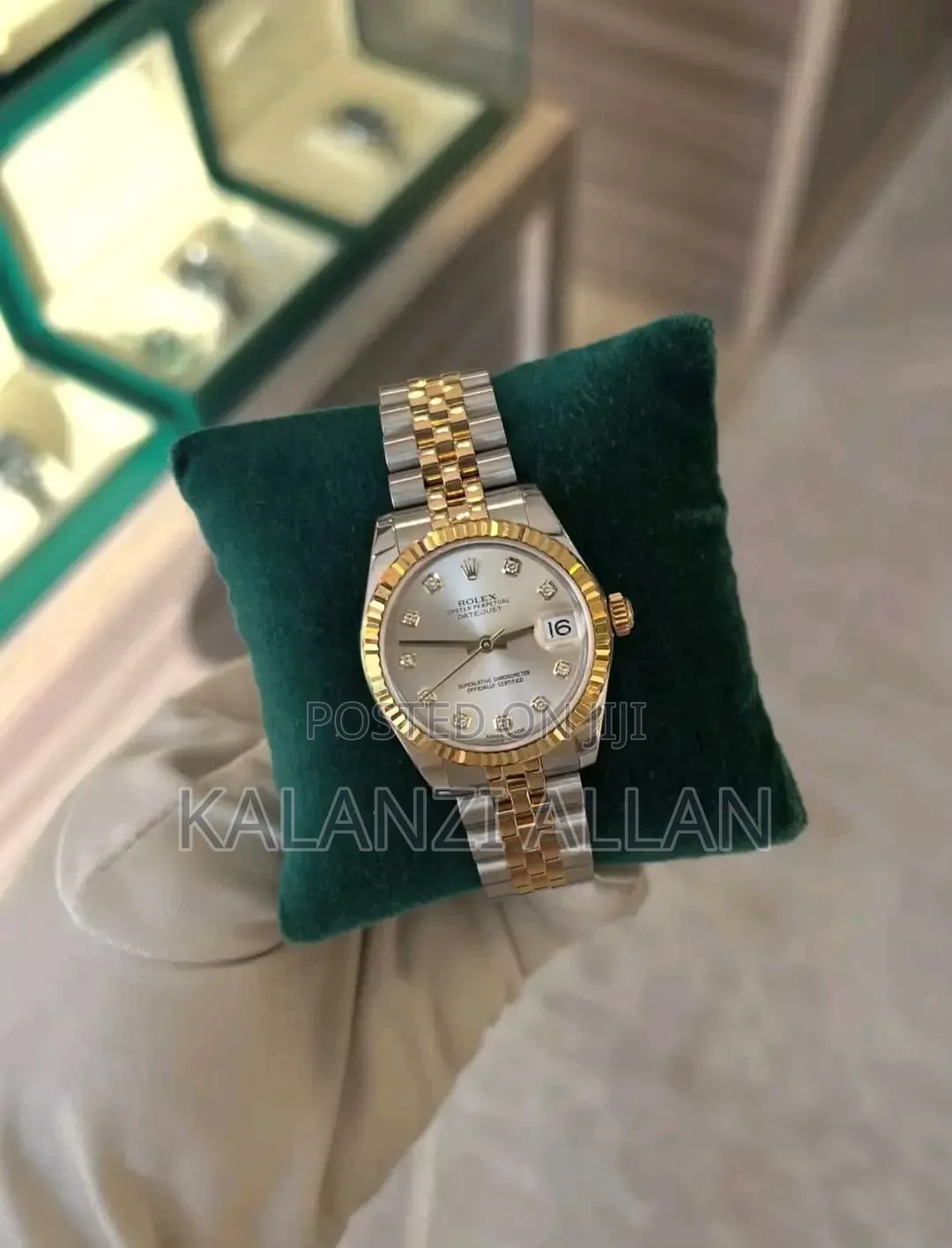 Gold_silver Interface Rolex Watch