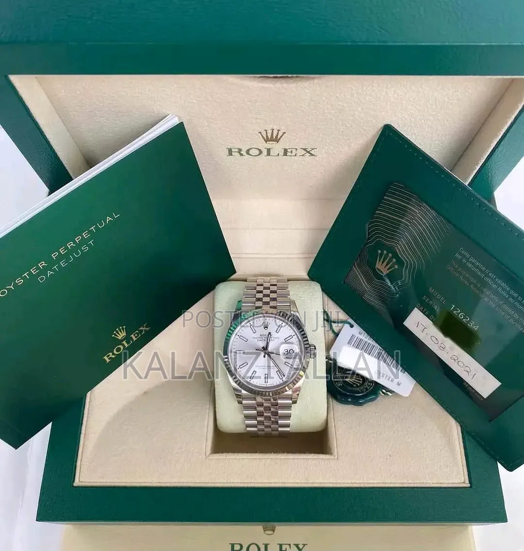 Two Tone Rose Gold & Steel Rolex Hand Watch