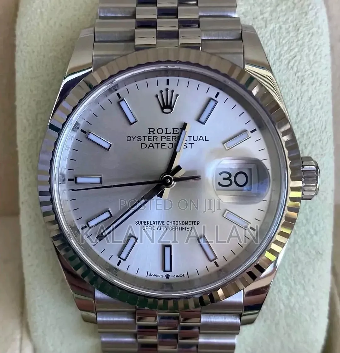 Two Tone Rose Gold & Steel Rolex Hand Watch