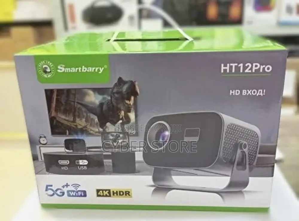 Smartbarry HT12Pro Is a Portable Smart Projector