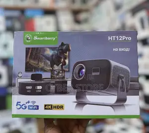 Smartbarry HT12Pro Is a Portable Smart Projector