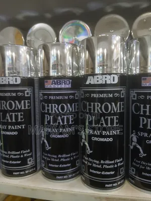 ABRO Premium Chrome Plate Spray Paint L