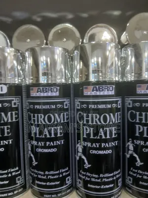 ABRO Premium Chrome Plate Spray Paint L