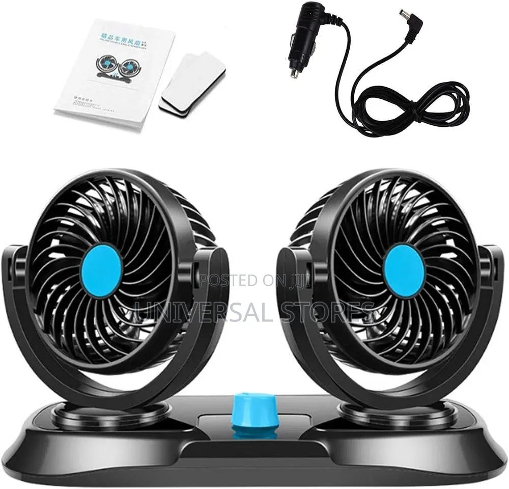 Compatible Car/Table Double Head Air Cooling
Fan