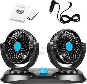 Compatible Car/Table Double Head Air Cooling
Fan