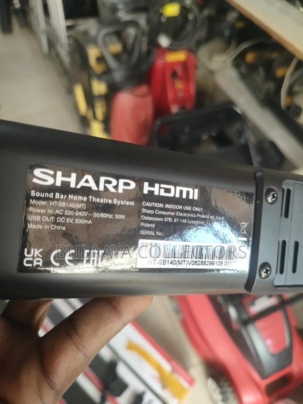 UK Used Sharp HT-SB140 2.0-Channel Soundbar System With a 150W.