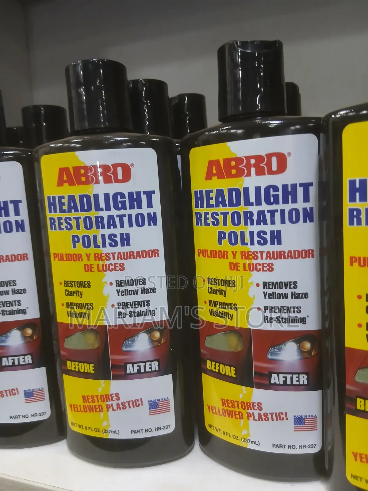 ABRO Headlight Restoration Polish