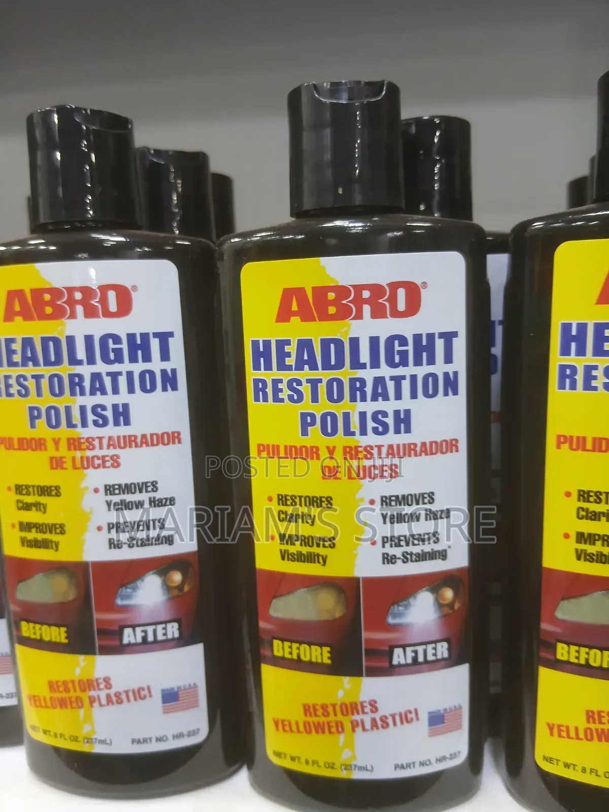 ABRO Headlight Restoration Polish